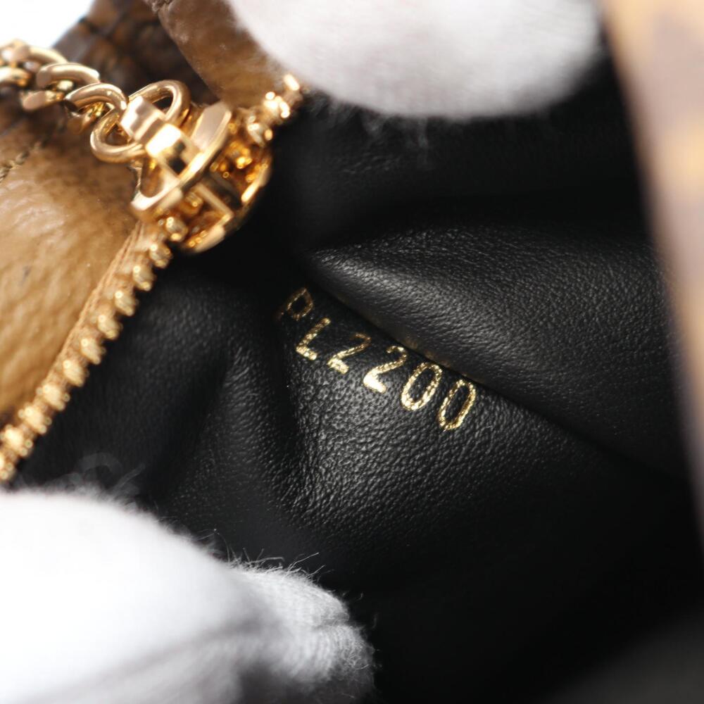 Louis Vuitton Reverse Black Shoulder Pochette LV Brown Lamb Bag - Picture 4 of 6